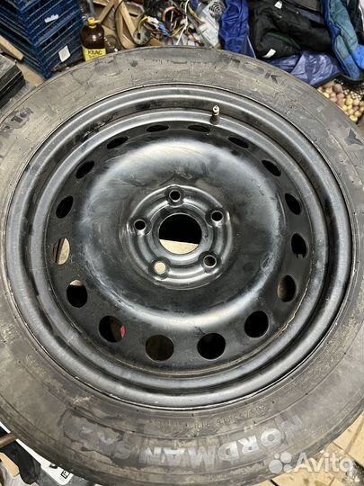 Штампованный диск R 16 5 114.3 c KIA sportage III