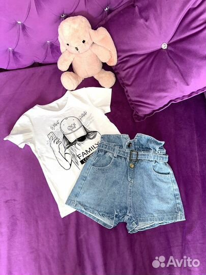 Шорты и футболка 116-122