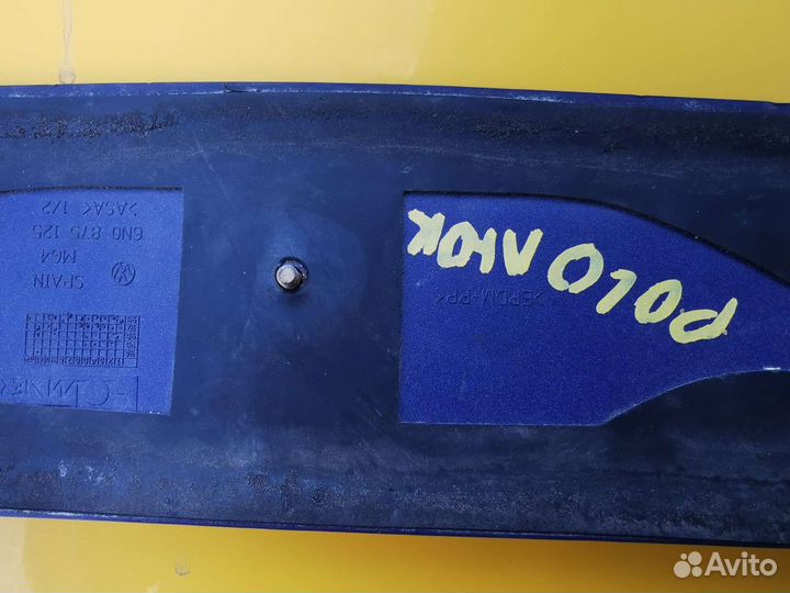 Спойлер для регтопа(сдвижной крыши) VV Polo 6N