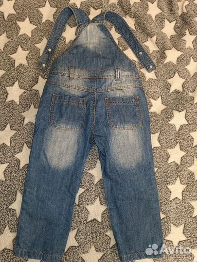 Джинсовый комбинезон 104 размер, детский