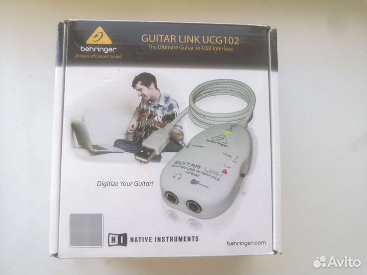 Звуковая карта behringer ucg102