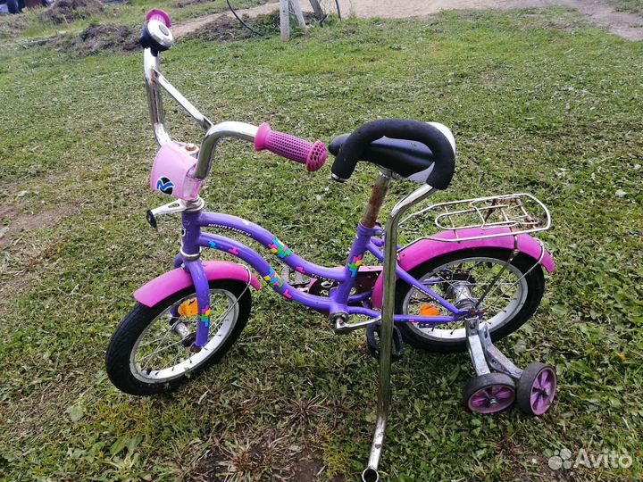 Детский велосипед с ручкой бу
