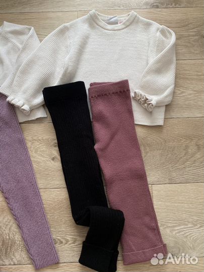 Комплект zara свитер zara костюм вещи для девочки