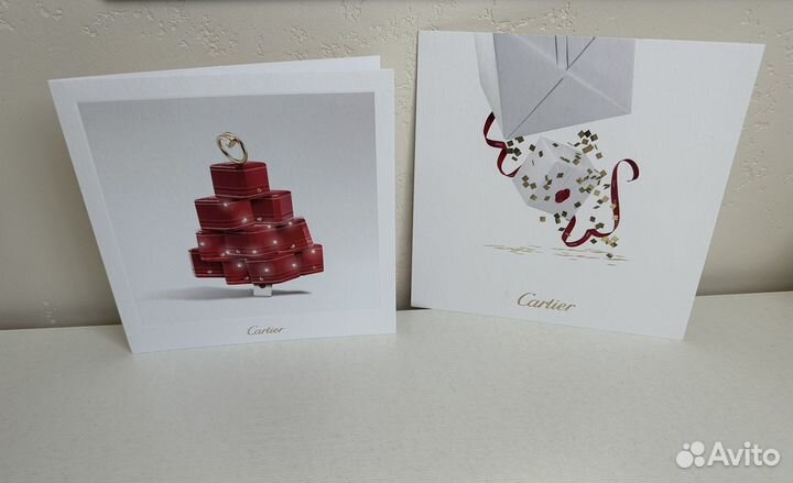 Пакет и открытка Cartier оригинал
