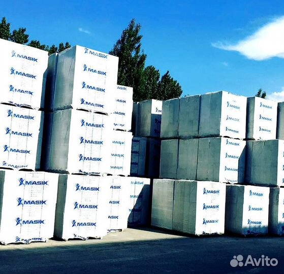 Газоблок Masix D500 75x250x625