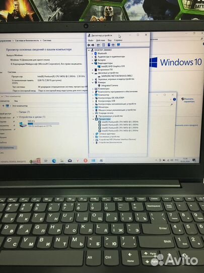 Как новый Lenovo 15.6 Pentium5405U/8Gb/inteluhd/SS