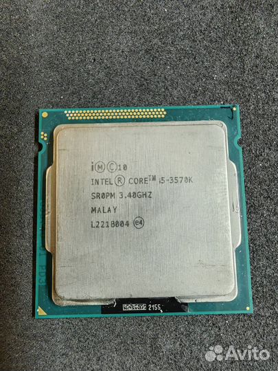 Процессор intel core i5 3570K LGA1155