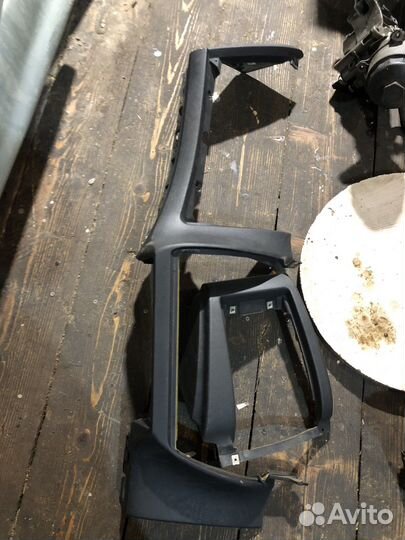 Накладка нижняя на тореду bmw 5 e39 черные