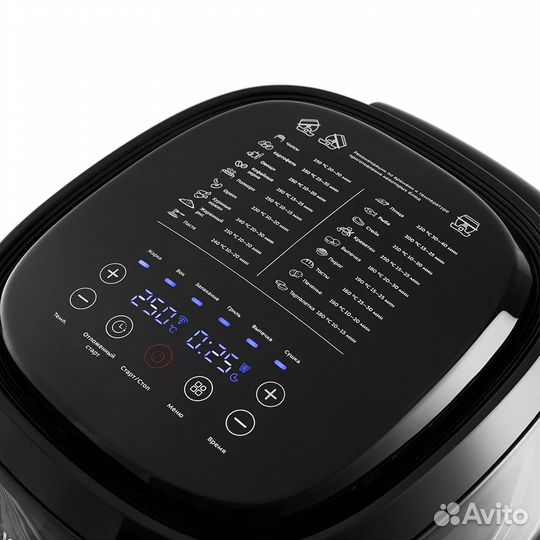 Аэрогриль Kitfort KT-2218-1, 1400Вт, черный