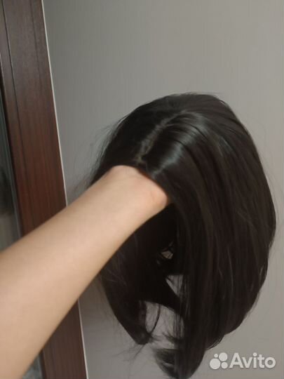 Парик черный каре