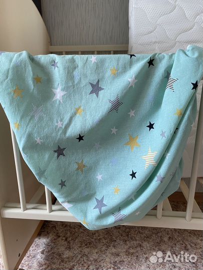 Бронь Простыни на резинке и наматрасник 120х60