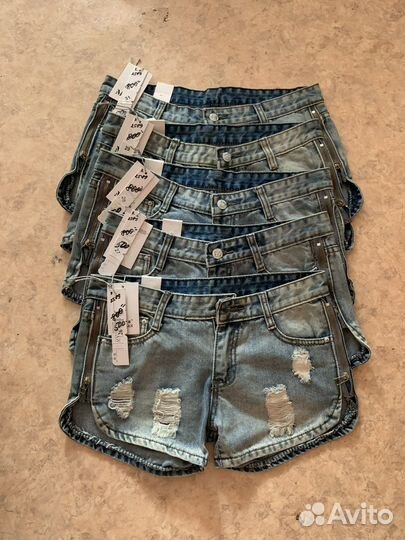 Новые подростковые шорты и бриджи 146-158 см