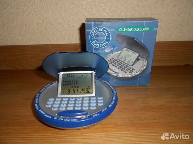 Калькулятор-календарь-часы-будильник-термометр