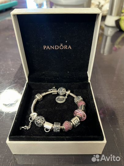Браслет Pandora с шармами оригинал