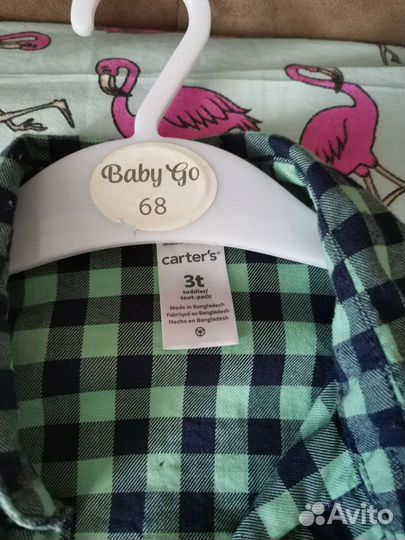 Костюм рубашка+брюки (тонкие) Carter's 3T