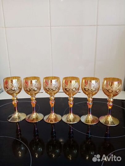 Посуда цветное стекло