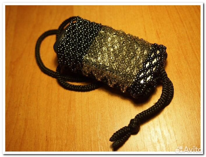 Чехол для сот. телефона из бисера (плетение-бисер)