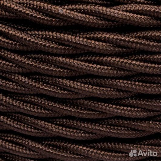 Коаксиальный ретро кабель витой bironi, 20 метров