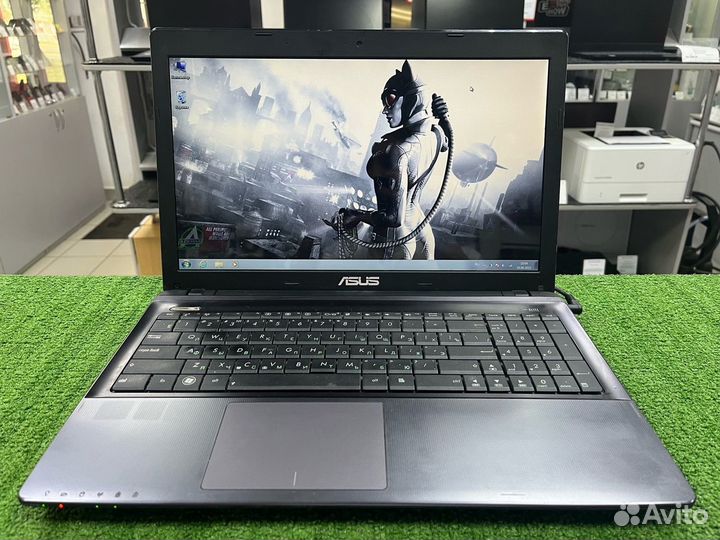 Ноутбук Asus K55D / AMD A6-4400M / Radeon HD 6450