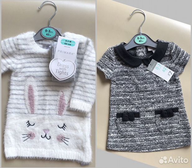 Вещи на девочку 62 Primark новые