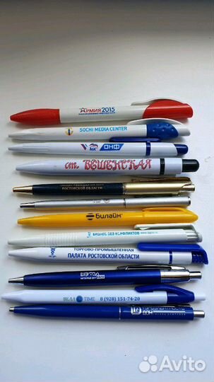 Ручки с логотипами