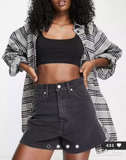 Шорты levis новые mom р-р 30, 31 оригинал