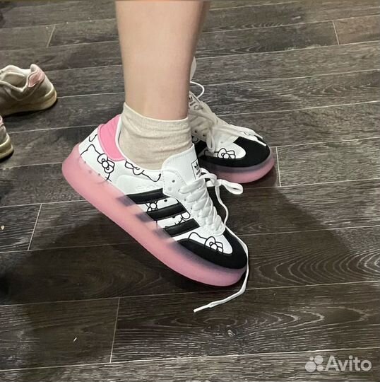 Кроссовки кеды adidas samda hello kitty