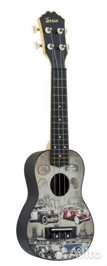 Укулеле terris plus 70 cars - сопрано, рис