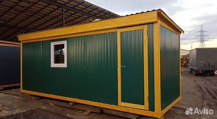 Бытовка дачная новая утепленная 6м