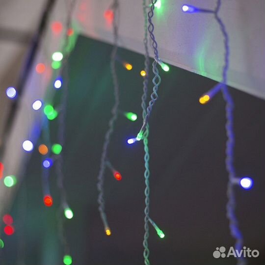 Гирлянда бахрома 4,0х0,6м. (180LED) уличная