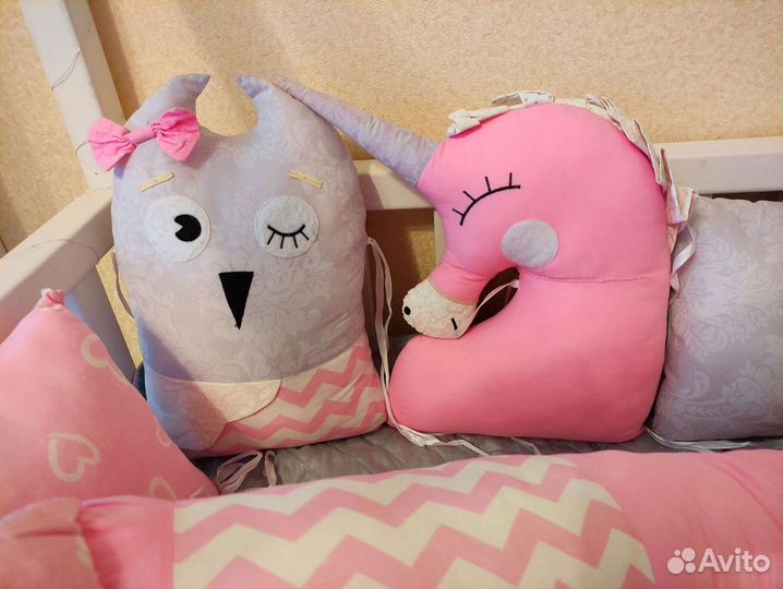 Бортики на кровать