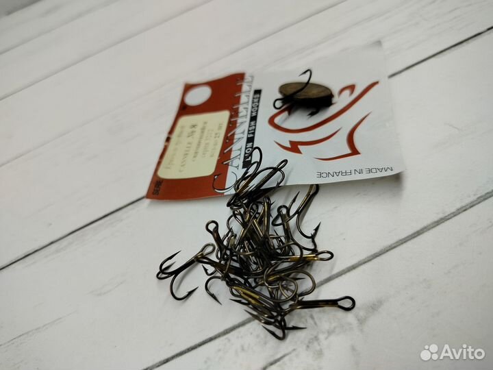 Крючок тройной снимающийся cannelle 3212 №8-25шт