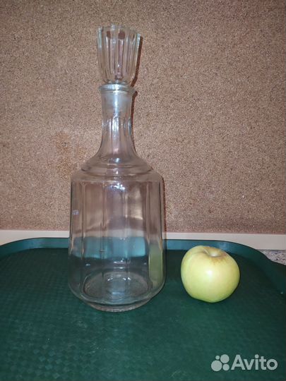 Графин с пробкой- рюмкой СССР