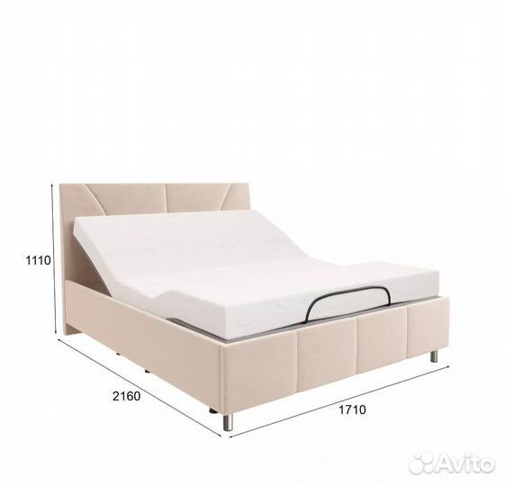 Кровать с массажем трансформер lazurit Royal Sleep