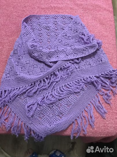 Шаль ручной работы