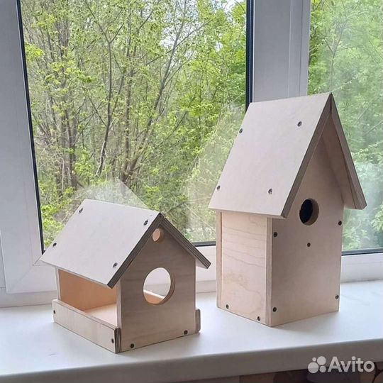 Скворечник,кормушка,синичник,домик для попугаев