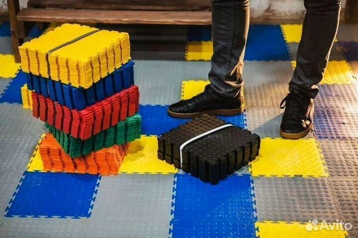Модульное напольное покрытие для шиномонтажа