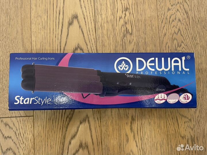 Плойка для волос тройная