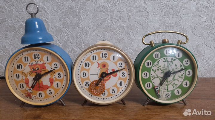 Будильники Янтарь СССР