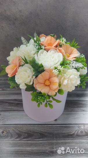 Букет цветов из мыла