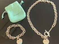 Комплект Колье и браслет Tiffany новый