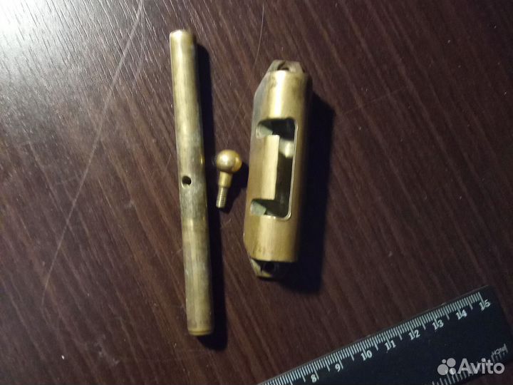 Шпингалет задвижка щеколда латунь