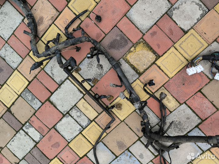 Toyota corolla 130 USA 1.8 AT проводка двигателя