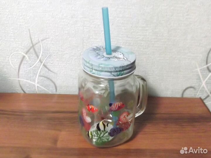 Чашка с трубочкой Kitchen 480 ml