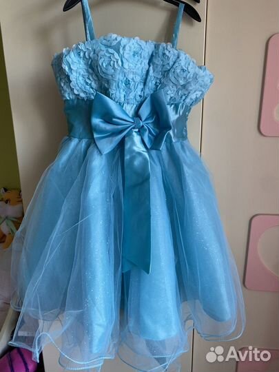 Нарядное платье для девочки 110 116