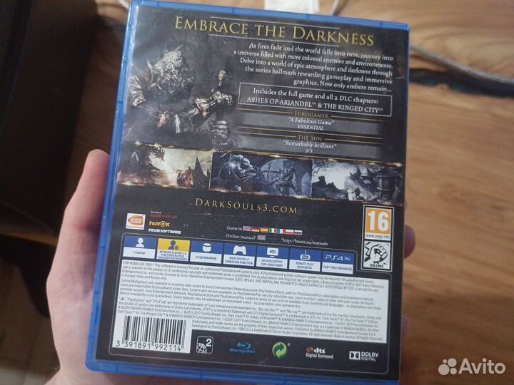 Dark souls 3 goty ps4