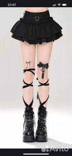 Комплект топ с хеллоу китти и юбка