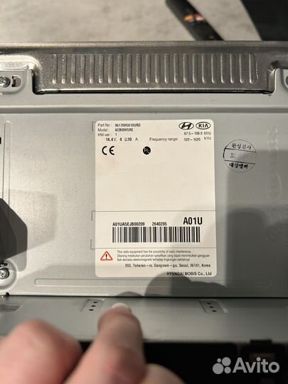 Штатная магнитола на hyundai solaris 2 2020