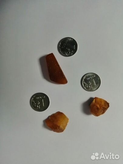 Янтарные камешки СССР