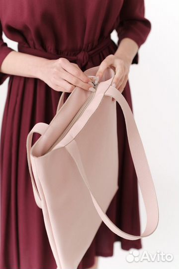 Сумка шопер натуральная кожа новая